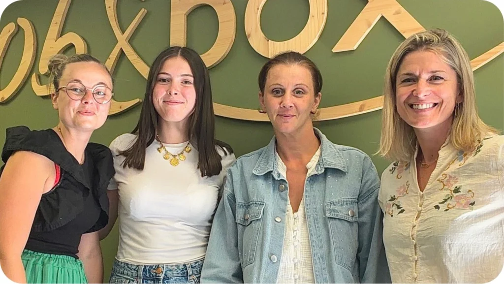 Équipe de l'agence Job&Box Intérim d'Avranches.